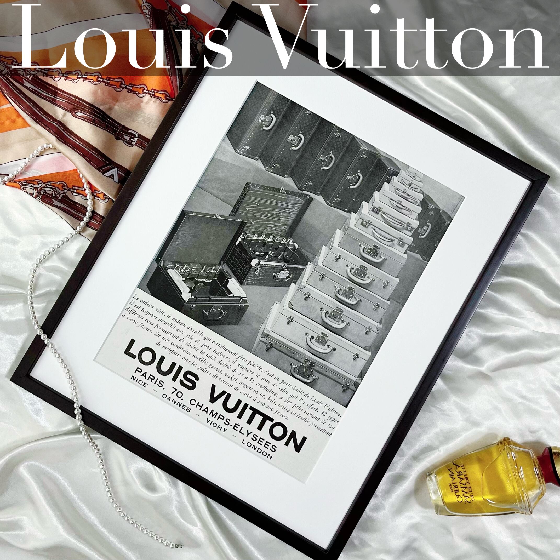 1931 広告＞Louis Vuitton ルイヴィトン ポスター ヴィンテージ アート