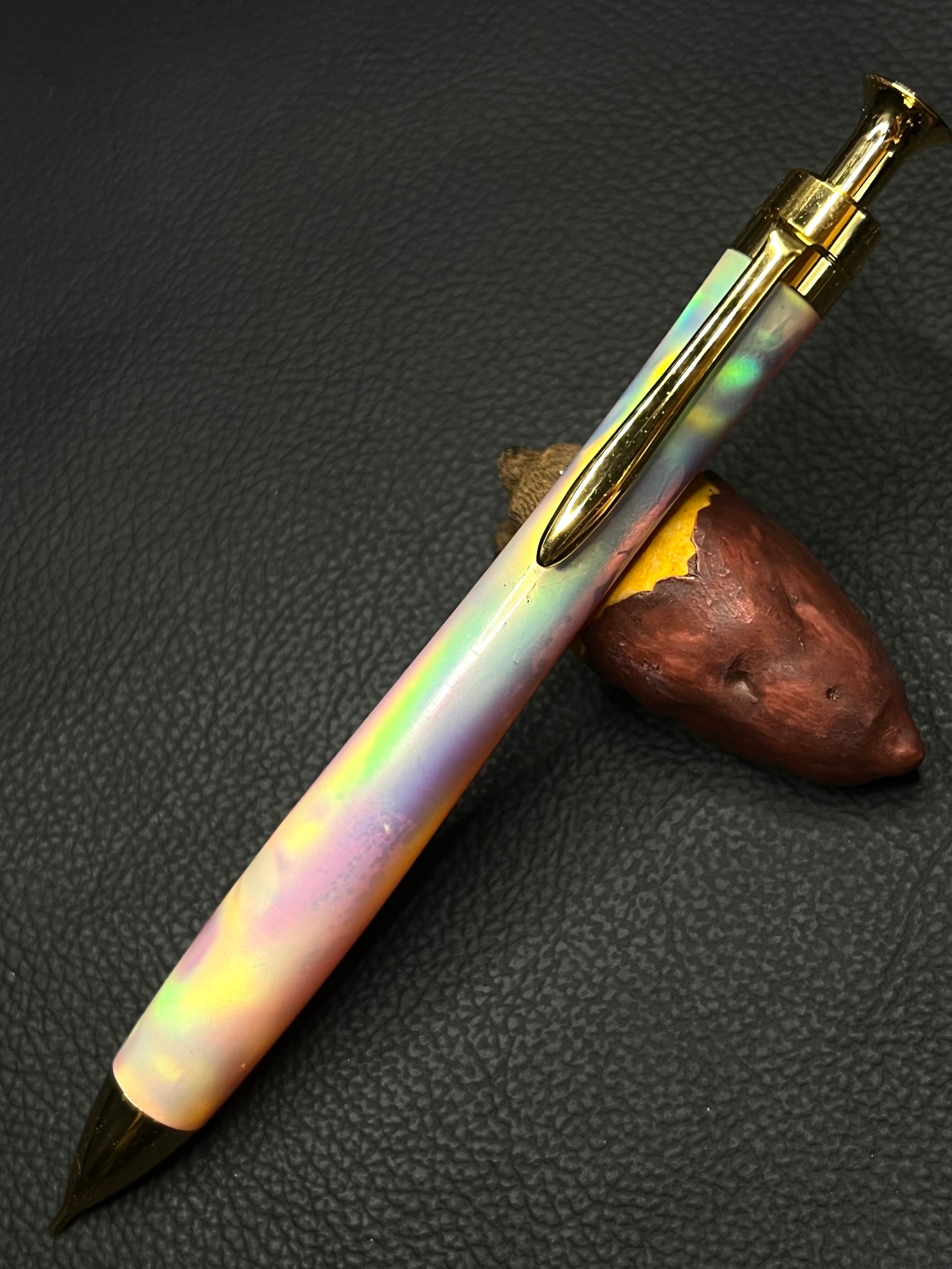 黒檀瘤杢超極上 シャープペンシル0.5mm 黒檀瘤杢極上 入皮あり