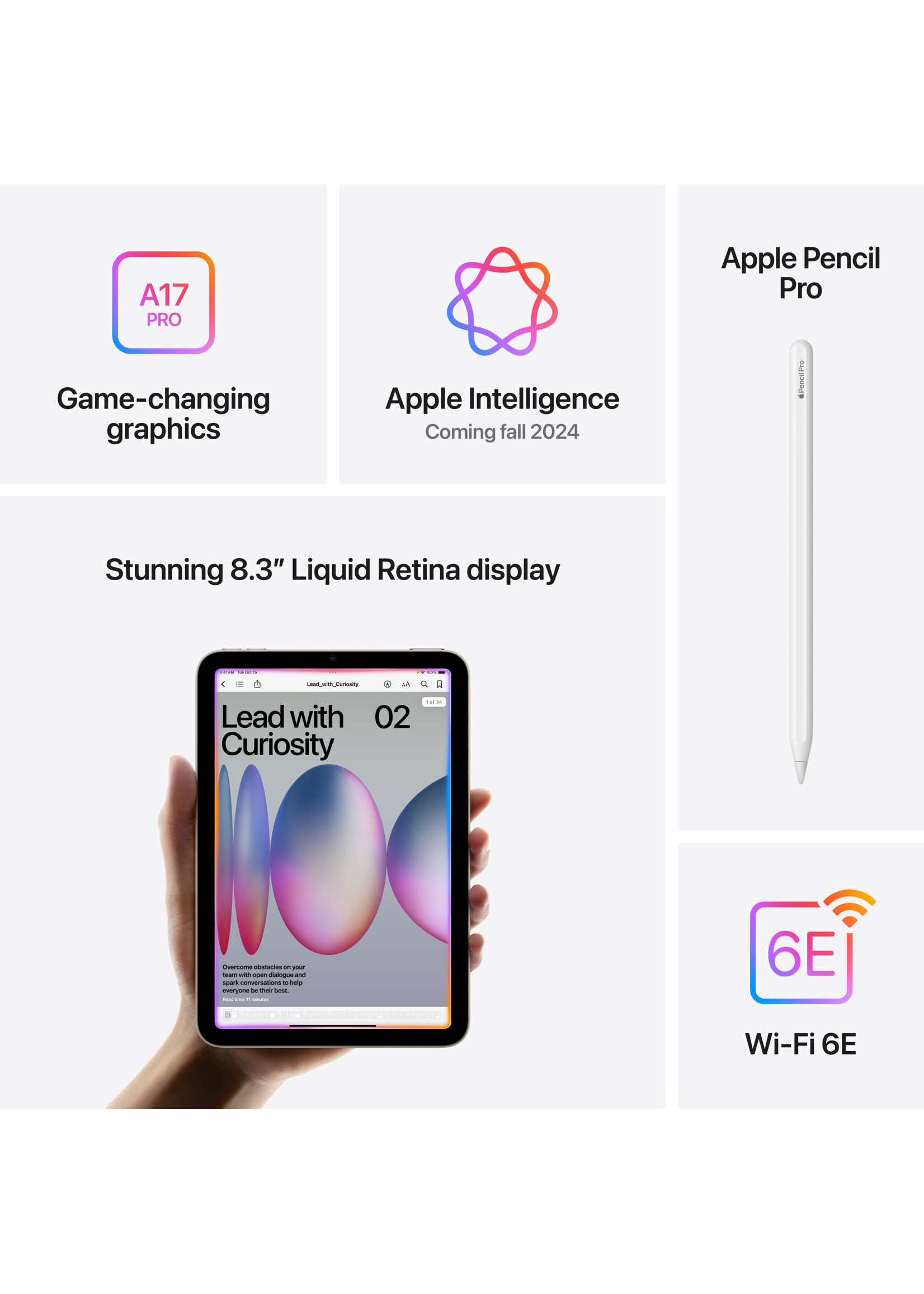 iPad mini Wi-Fi 128GB - Purple (2024) - TechZone