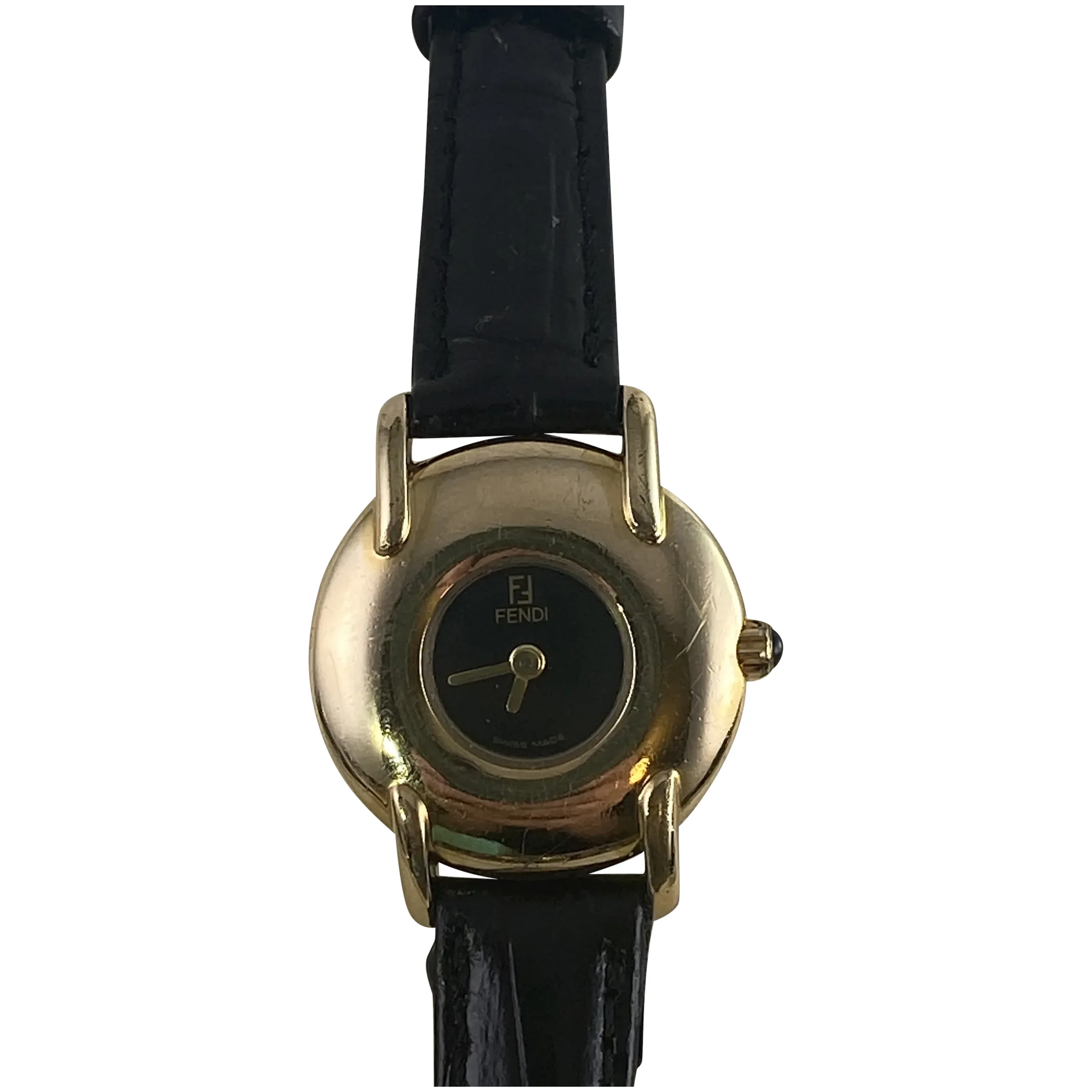 Stunning Vintage Fendi Watch Gold Plated 400L 001 718 Swiss. For