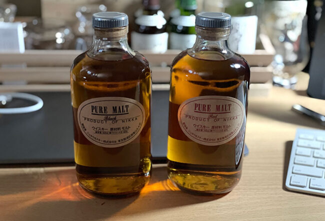 ニッカ ピュアモルト レッドとブラックを飲み比べ | 榎商店 お酒情報ブログ