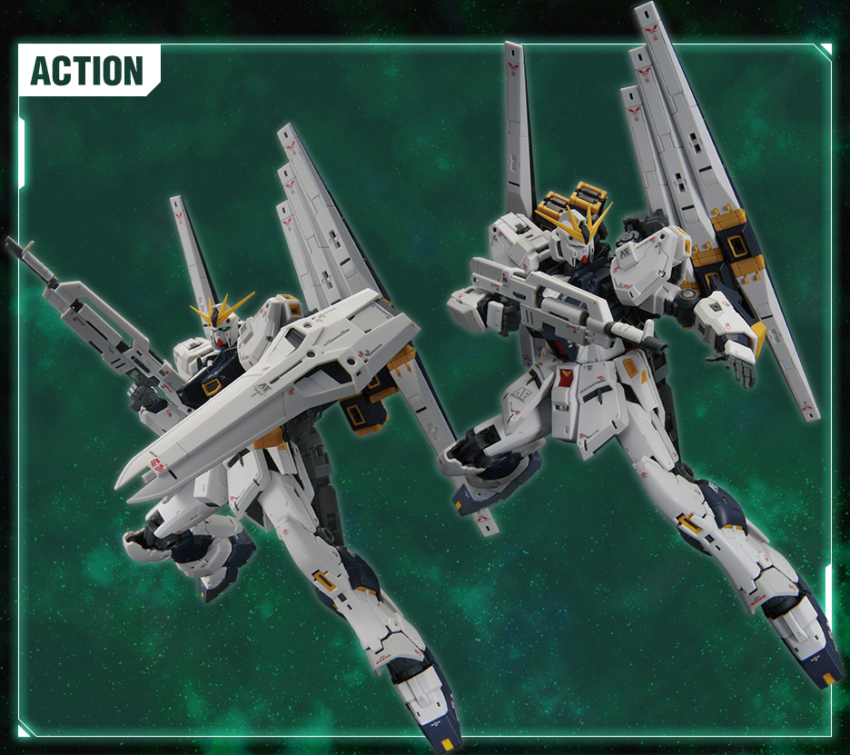 RG ν ガンダム (ダブルフィンファンネル装備型) RG 1/144 νガンダム