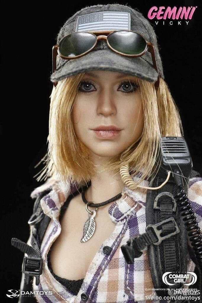 DAMTOYS 1/6 アクションフィギュア ジェミニ ヴィッキー VICKY Amazon