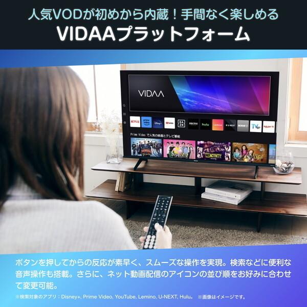 4K 43インチ 液晶テレビ ハイセンス 43E6K YouTube ネット動画 Hisense