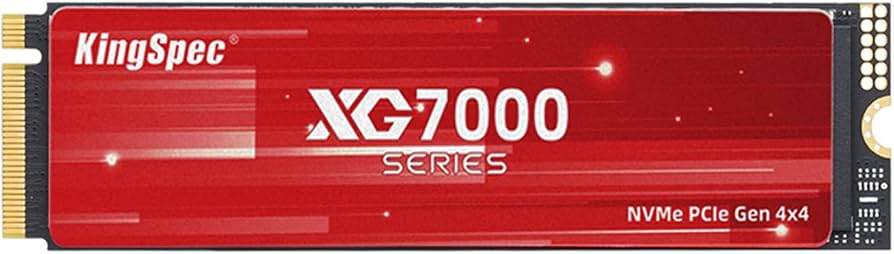 Amazon.com: KingSpec XG7000 2TB NVMe SSD PCIe 4.0-7400MB/s Read