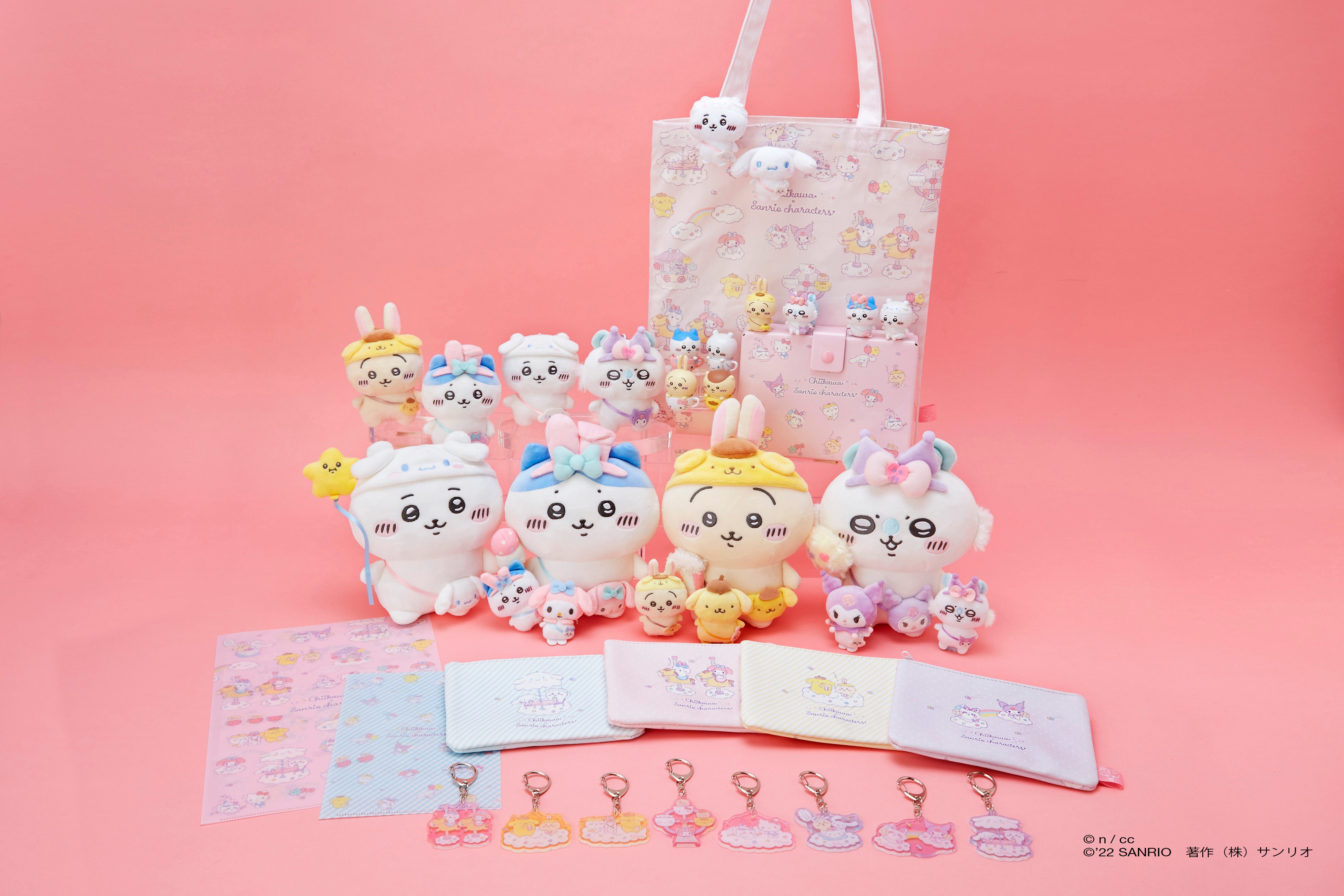 サンリオオリジナルデザインで“ちいかわ”と“サンリオキャラクターズ”の