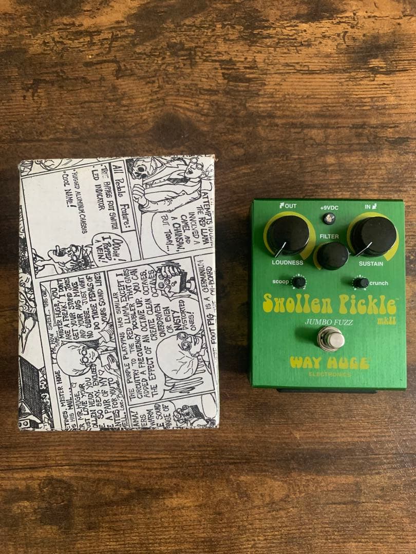 Way Huge Swollen Pickle mkII ファズペダル Way Huge Swollen Pickle MKII Jumbo Fuzz Pedal - High Gain Fuzz